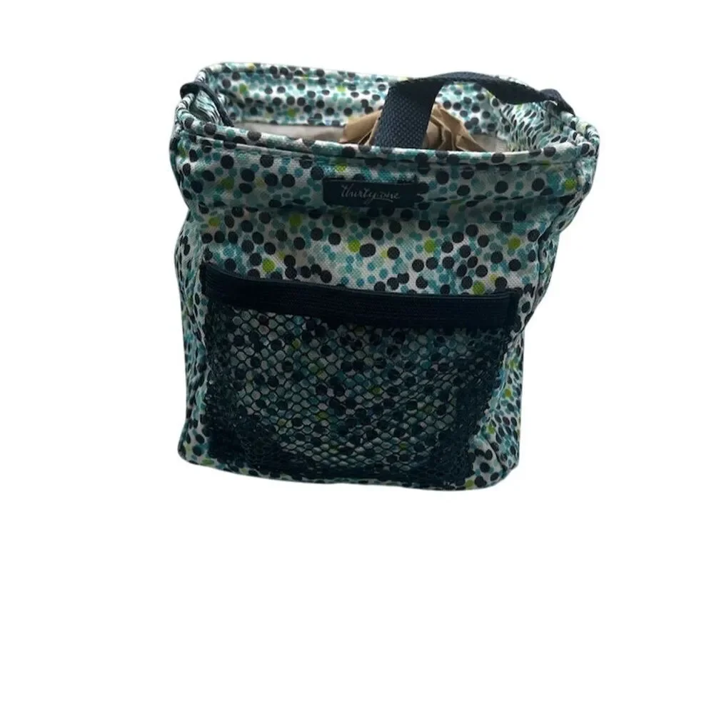Thirty-One Impressionist Dot Carry-All Caddy Bag